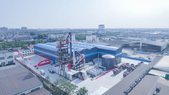 揭牌!开机!龙口首台整体式环保型沥青站落地建成